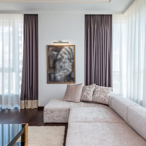 Three-Bedroom Full Curtain Replacement Service