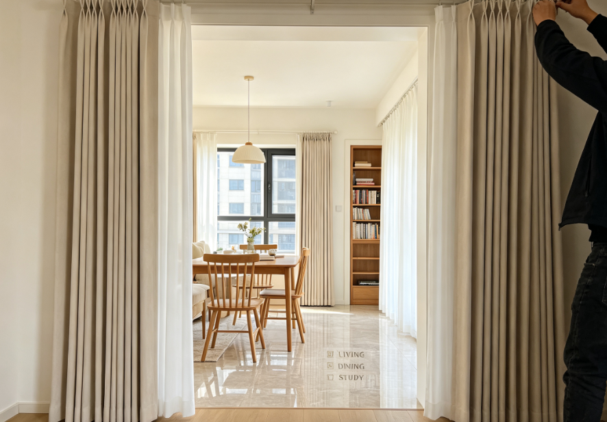Unified Curtain Replacement Service for Multiple Rooms