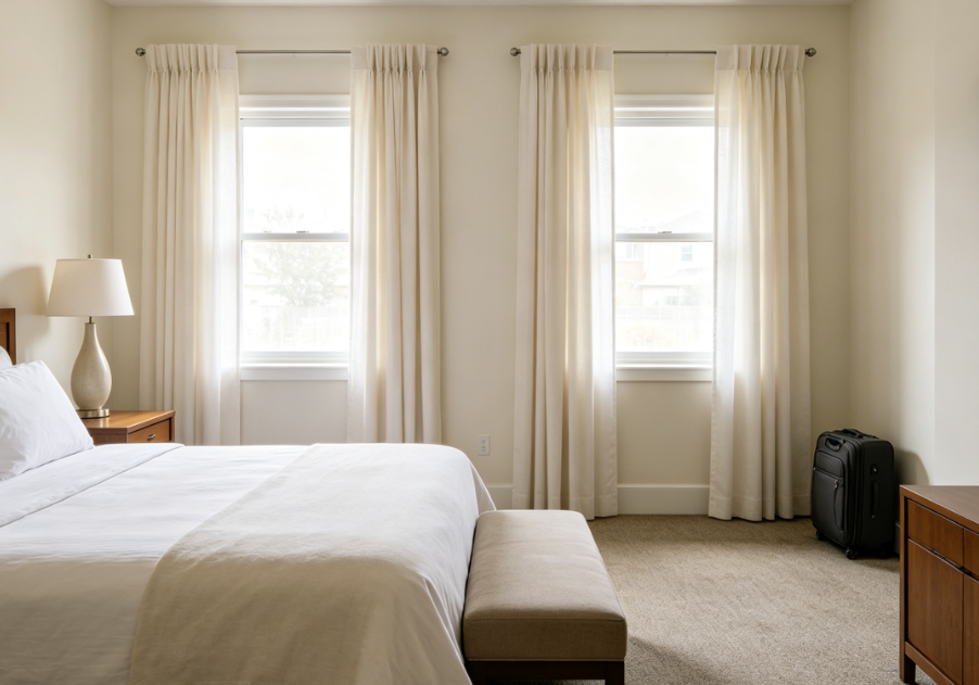 Multi-Room Curtain Removal and Installation Service